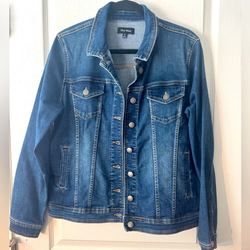 Well Worn Danish Jacket -Women's M
Med Dark Wash - Picture 1 of 9